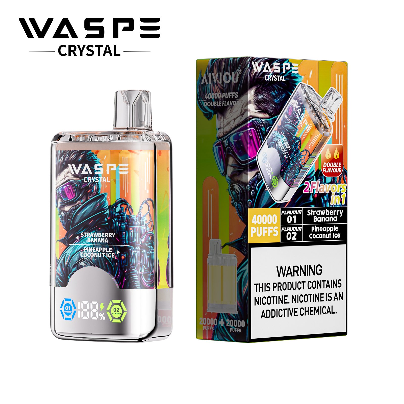 Waspe 40000 | Crystal 40k Vape