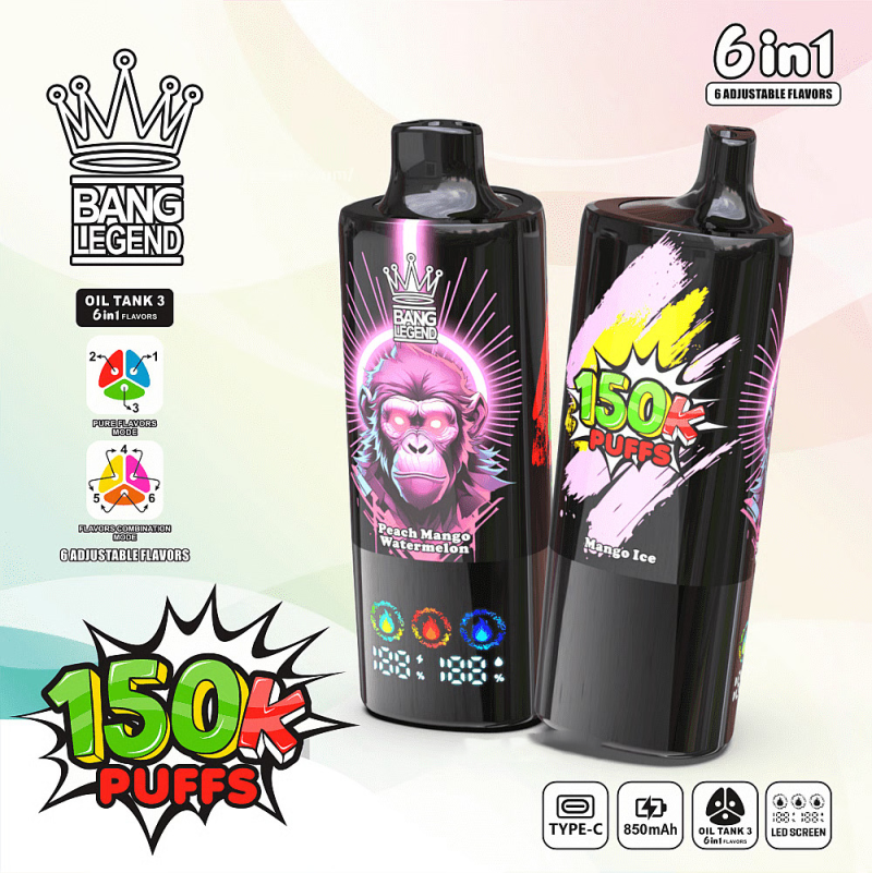 Bang-Legend-150000-150k-Puffs-6-in-1-Flavors-Disposable-Vape-2-3-5-Nicotine-12Tastes-Smart-Display-Vape-Factory-Wholesale-8