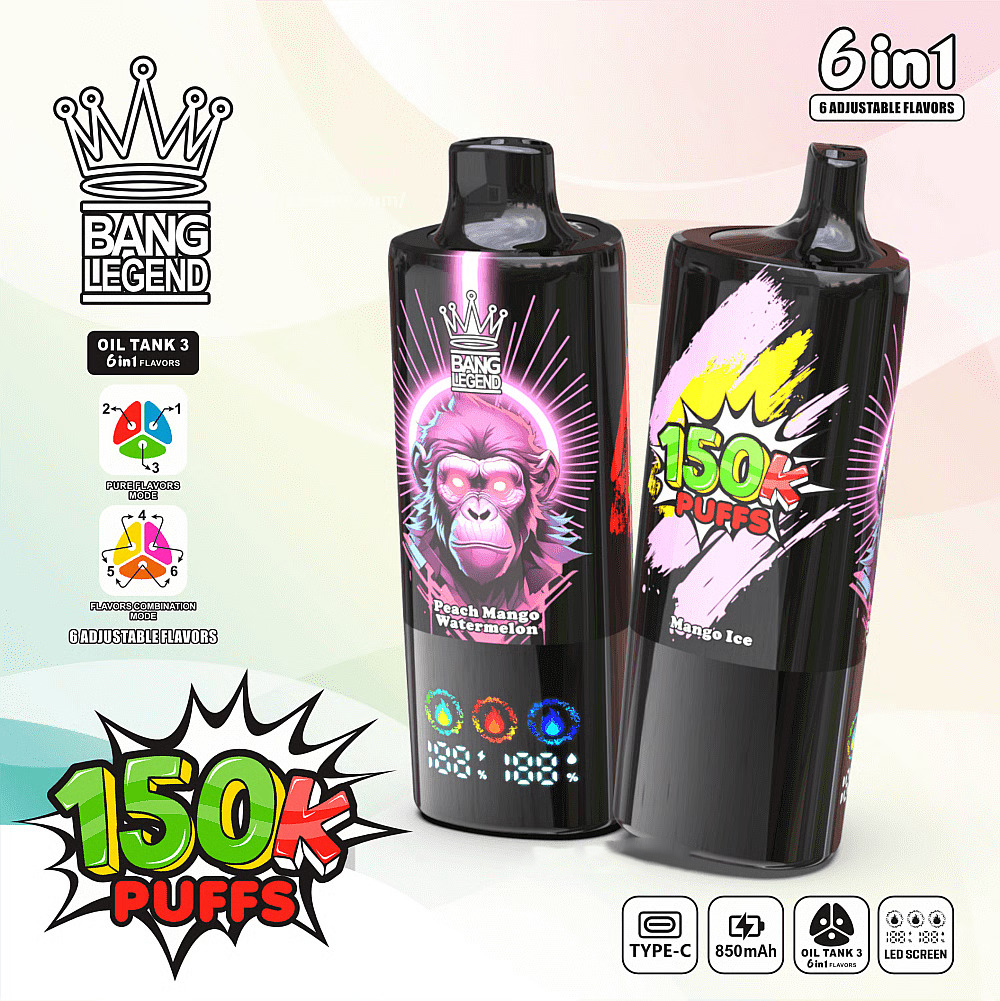 Bang-Legend-150000-150k-Puffs-6-in-1-Flavors-Disposable-Vape-2-3-5-Nicotine-12Tastes-Smart-Display-Vape-Factory-Wholesale-8
