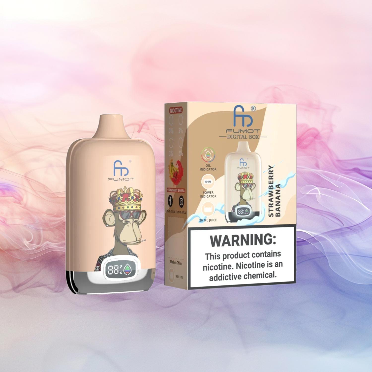 fd fumot 12000 Fumot Digital Box 12000 Puffs Disposable Vape