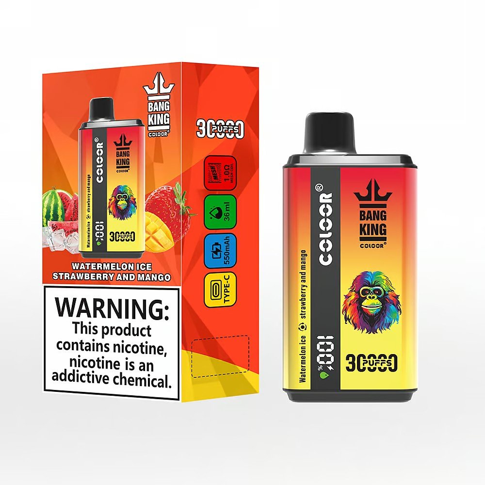 Sleek-vape-Bang-king-30000-Puffs-Wassermelone-Eis-Erdbeere-und-Mango