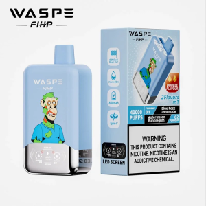 Waspe-FIHP-40000-Puffs-40K-Vape jetable-Vape en gros-Bleu-Razz-Lemonade-Melon d'eau-Bubblegum
