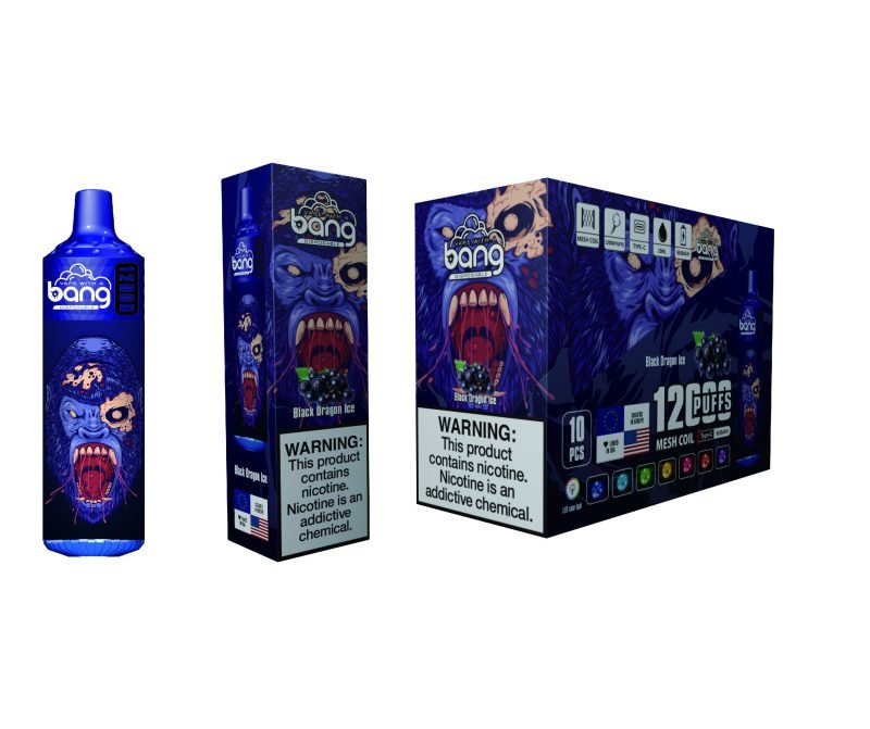 bang-12000-puffs-vape desechables-sabor-dragón-negro-hielo-imagen