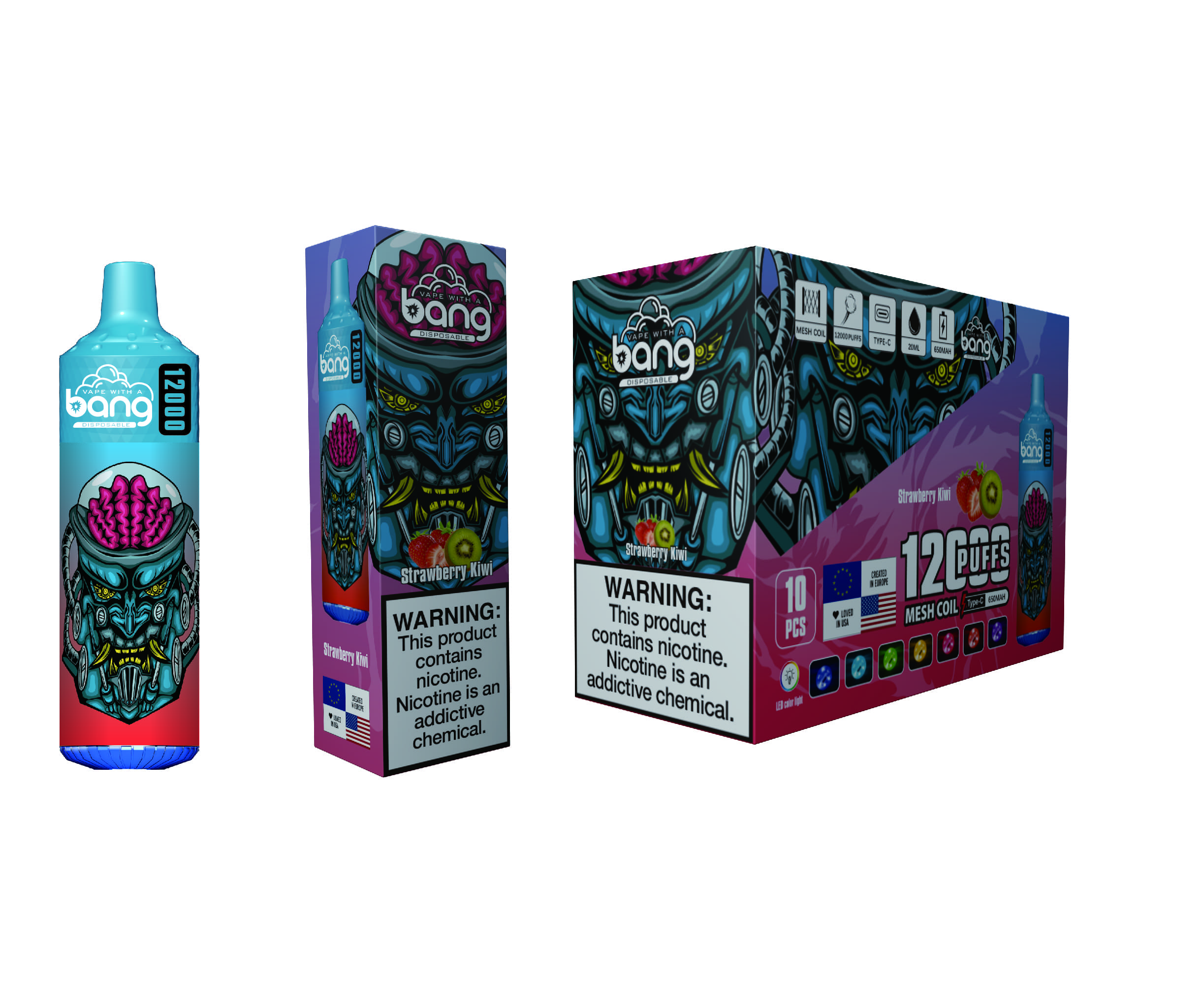 bang-12000-puffs-einweg-vape-flavor-strawberry-kiwi-picture