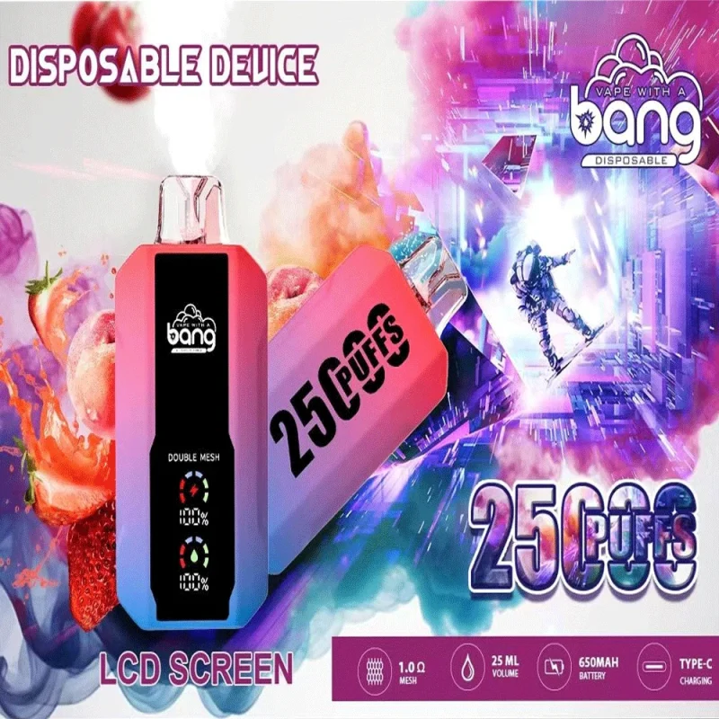Bang Puffs Lcd Screen Display