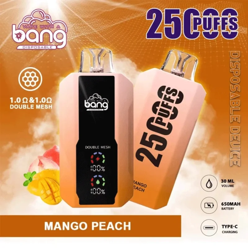 Bang Puffs Mango Peach Flavor Disposable Vape Device