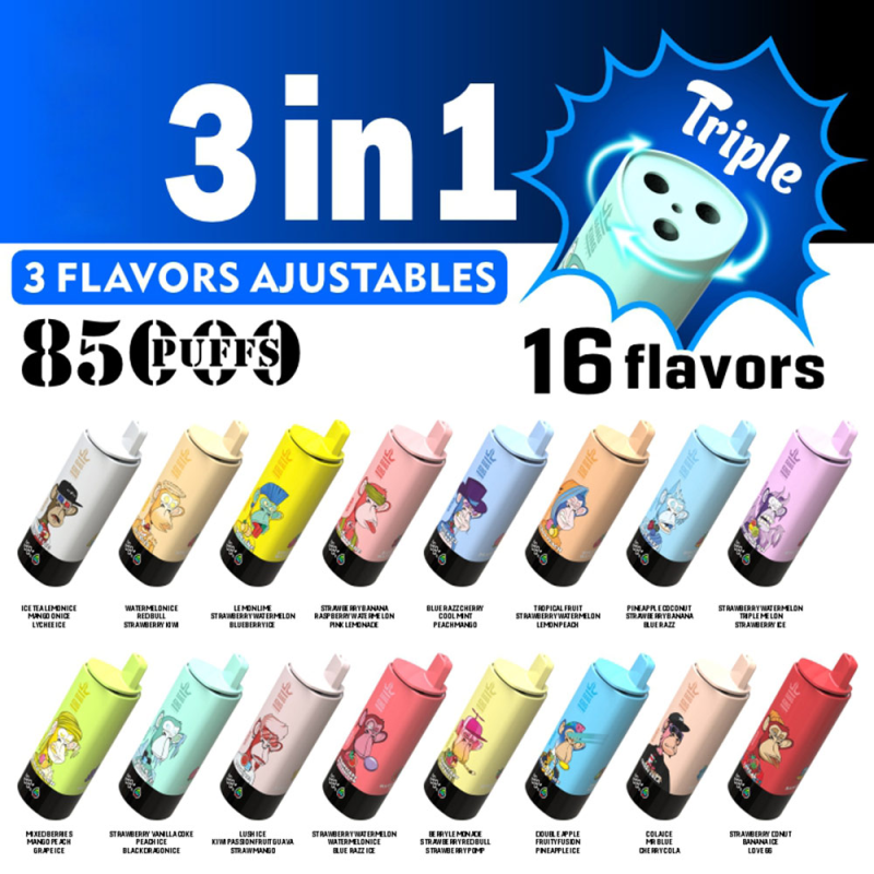 Bang King Triple 3in1 Product Disposable Vape Device