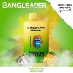 Bang Leader Puffs Avocado Ice Lemon Lime Flavor Picture Disposable Vape Device