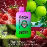 Bang Leader Puffs Strawberry Kiwi Sour Apple Raspberry Flavor Picture Disposable Vape Device