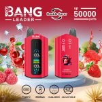 Bang Leader Puffs Strawberry Raspberry Cherry Ice Flavor Picture Disposable Vape Device