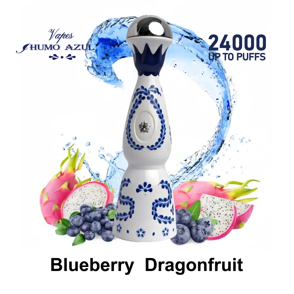 Humo Azul Puffs Flavor Bluecherry Dragonfruit Disposable Vape Device