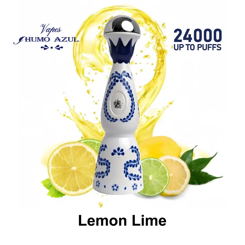 Humo Azul Puffs Flavor Lemon Lime Disposable Vape Device