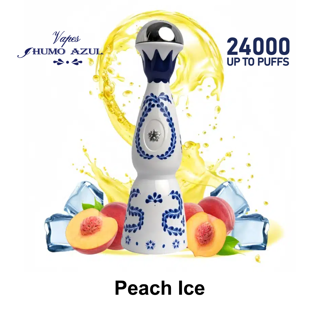 Humo Azul Puffs Flavor Peach Ice Disposable Vape Device