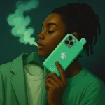 humocase-miami-mint-ディスプレイ使用写真