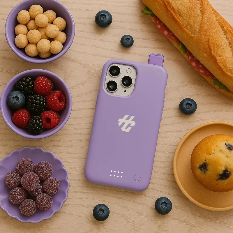 Humocase Triple Berry Scene Graph Disposable Vape Device
