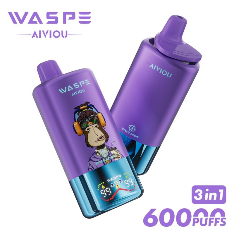 Waspe 3in1 60k Disposable Vape Device design 2