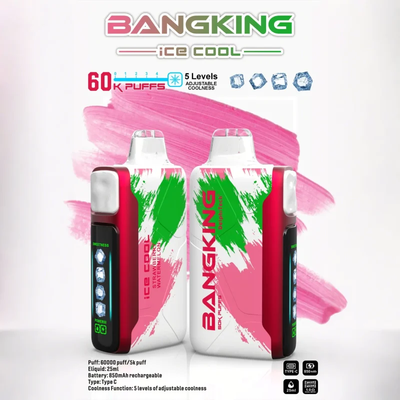 Bang King Ice Strawberry Watermelon.jpg Disposable Vape Device