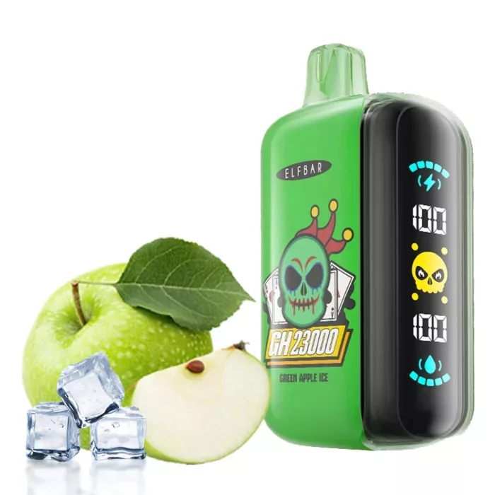 elf-bar-gh23000-grüne-apfel-eis-wegwerf-pod-vape-50mg
