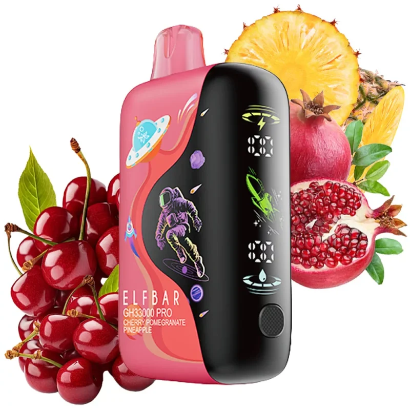 Elf Bar Gh Cherry Pomegranate Pineapple Disposable Vape 5 Nicotine