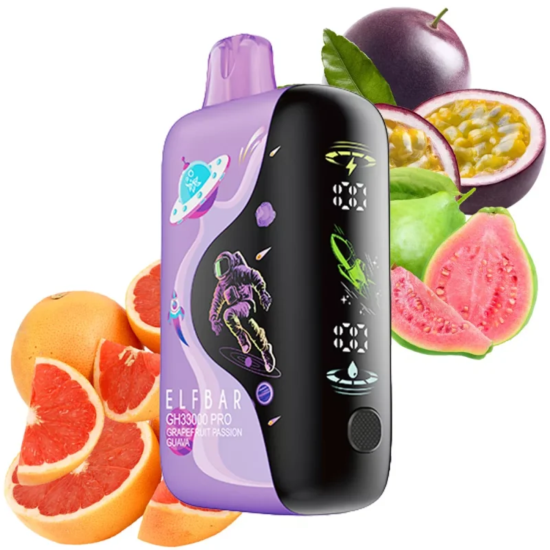 Elf Bar Gh Grapefruit Passion Guava Disposable Vape 5 Nicotine