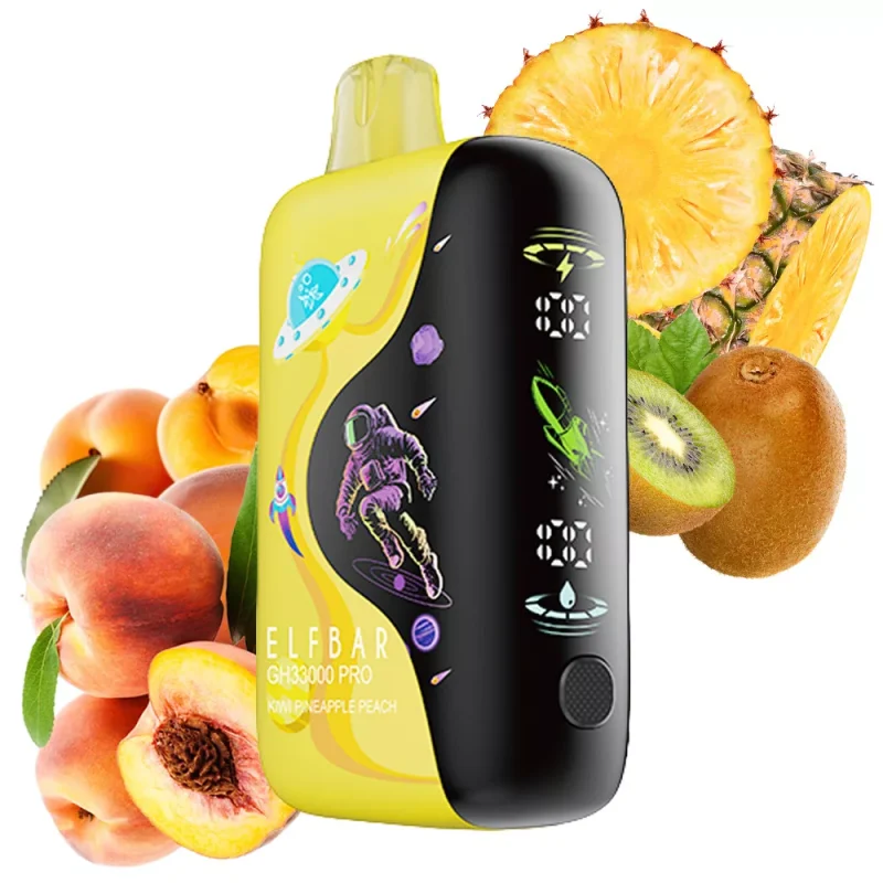 Elf Bar Gh Kiwi Pineapple Peach Disposable Vape 5 Nicotine