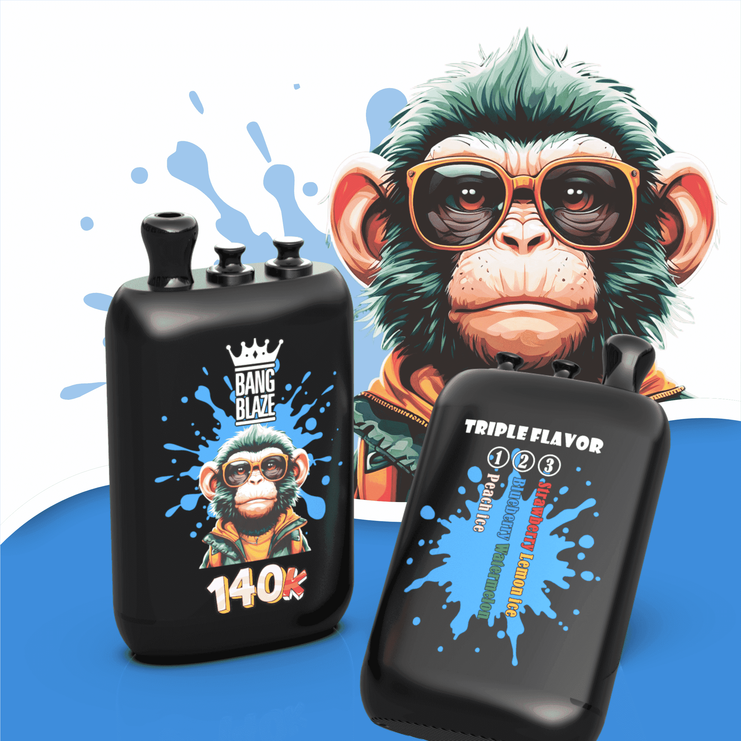 bang-blaze-140k-puffs-flavor-peach-ice-blueberry-watermeln-strawberry-lemon-ice