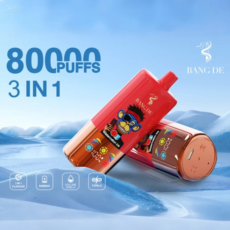 Bang De Puffs Watermelon Ice Red Bull Strawberry Kiwi 1.jpg Disposable Vape Device