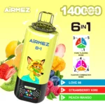 Airmez Fox 6 In 1 Puff Flavor Disposable Vape Device variant