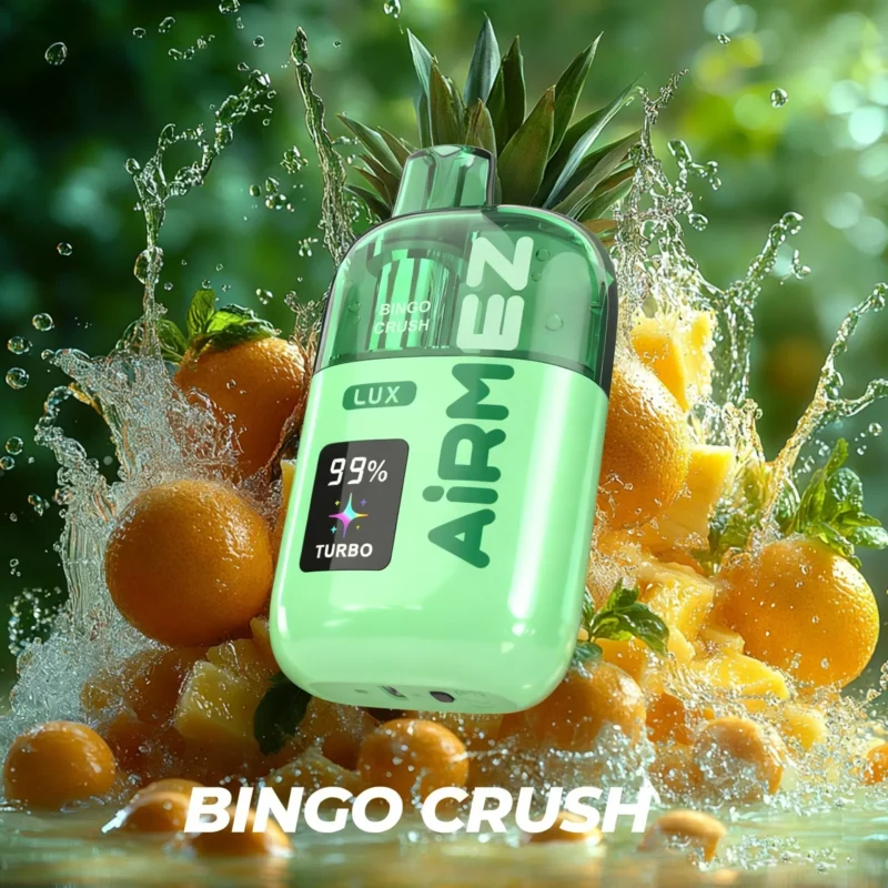 Airmez Lux Puffs Flavor Bingo Crush Disposable Vape Device