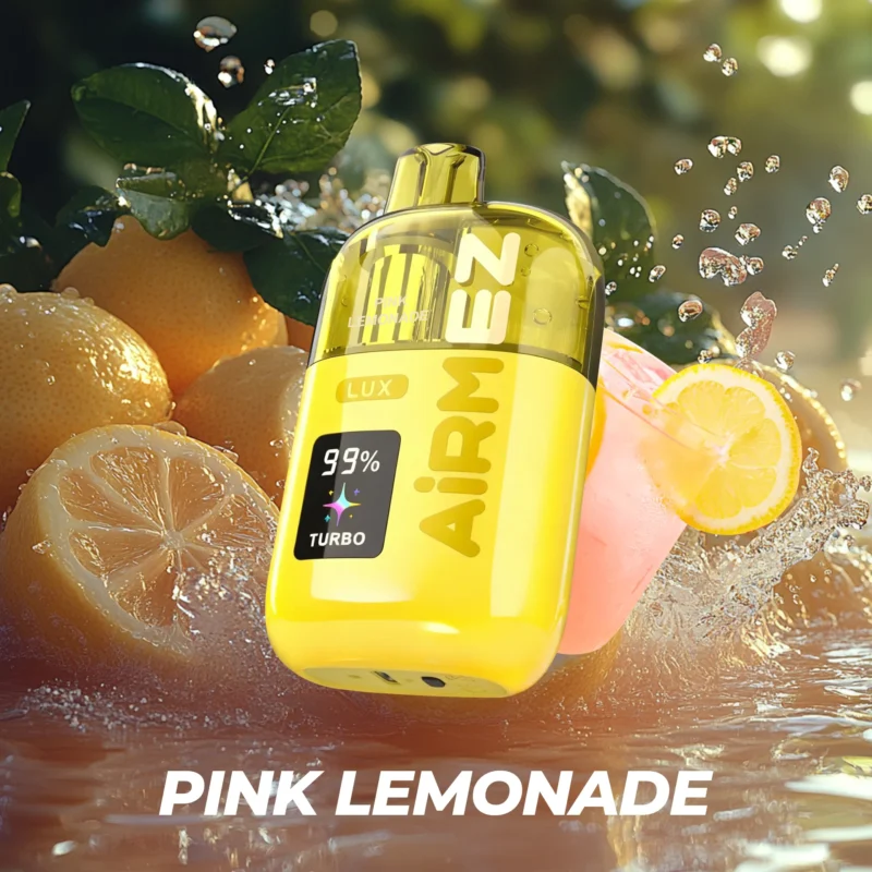 Airmez Lux Puffs Flavor Pink Lemonade Disposable Vape Device