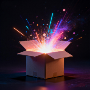 caja misteriosa premium momento revelación, par (2)