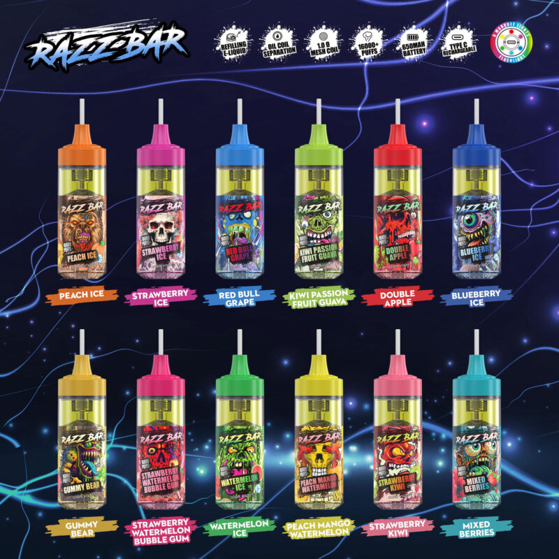 razz-bar-16000-puffs-vape-flavor-list