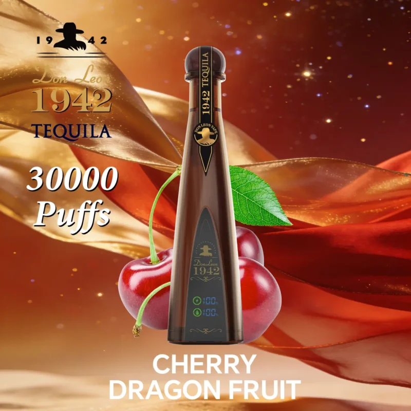 Solaris Tequila Don Leon 30k Puffs Cherry Dragon Fruit.jpg Disposable Vape Device