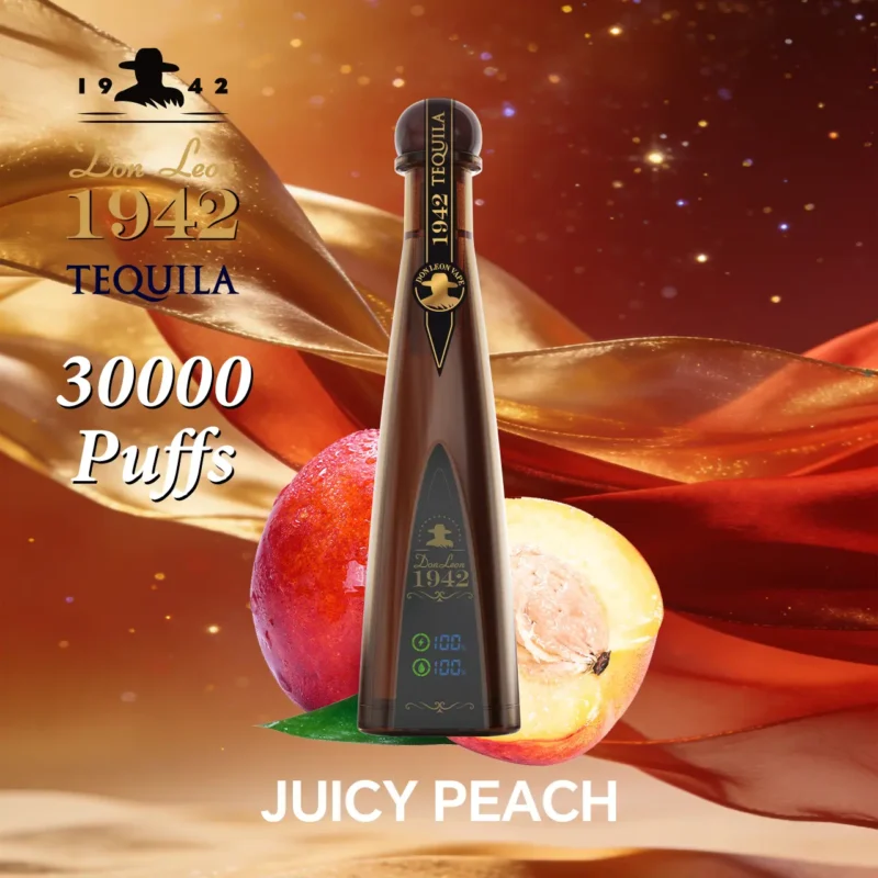 Solaris Tequila Don Leon 30k Puffs Juicy Peach.jpg Disposable Vape Device