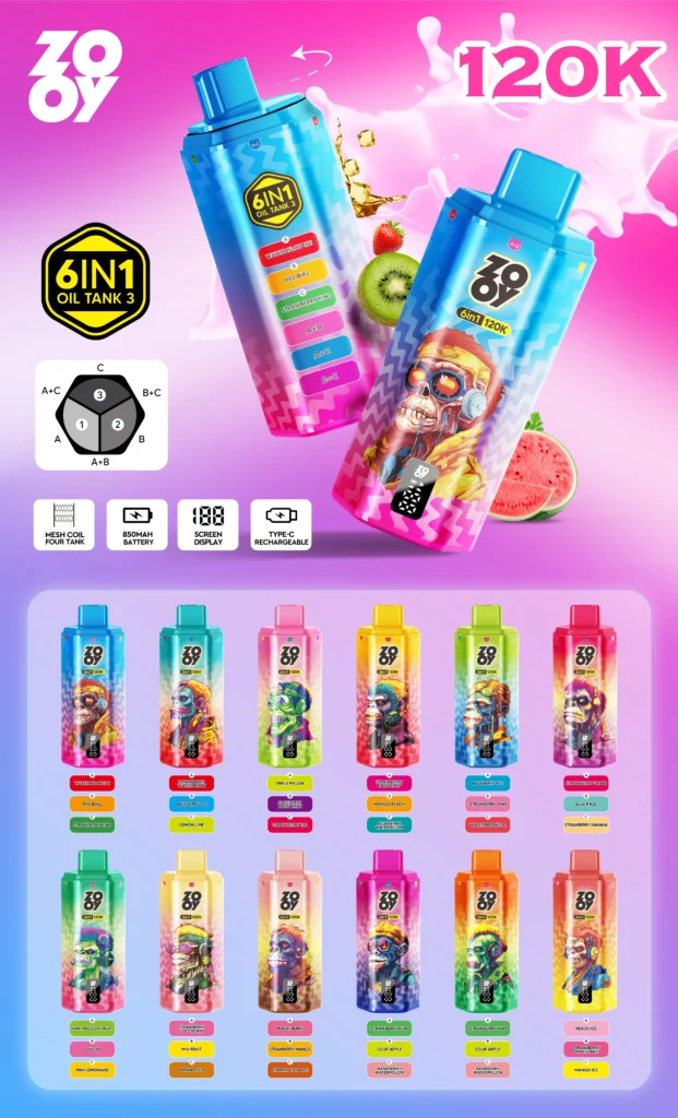 zooy-vape-6-in-1-120000-puffs-display-flavor-list