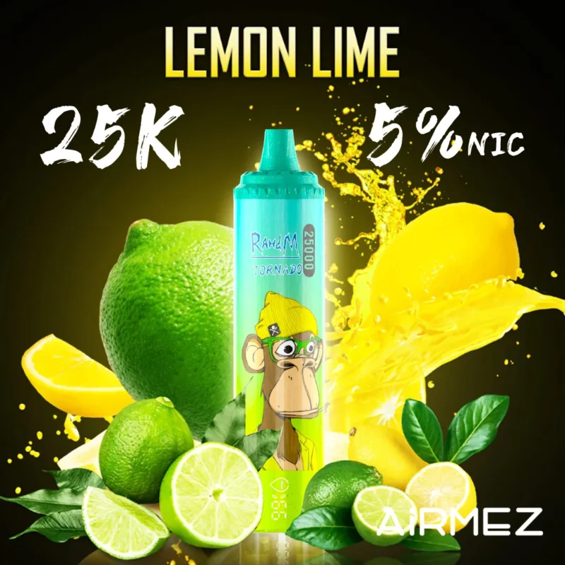 Airmez Tornado Puffs Vape Flavor Lemon Lime