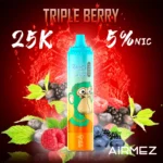 Airmez Tornado Puffs Vape Flavor Triple Berry