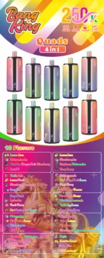 Bang King Puffs Disposable Vape Flavor List Scaled