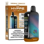 Hyppe Infiniti Puffs Vape Virgin Tobacco 50k