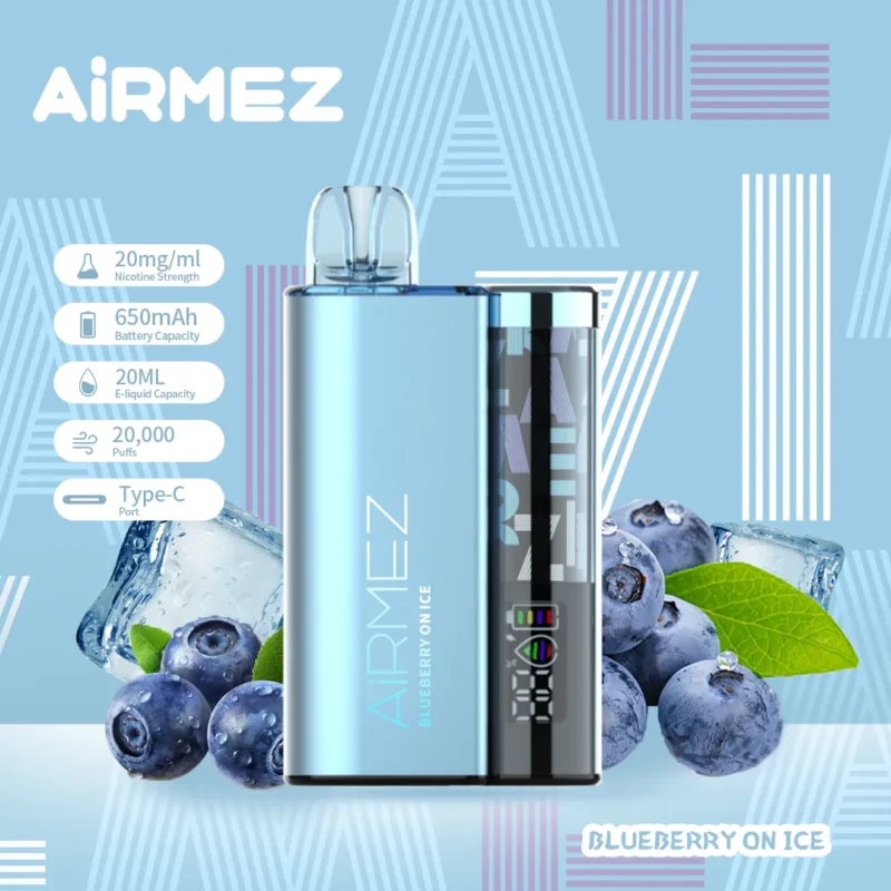 Vapemaison Airmez Puffs Disposable Vape Flavor Blueberry On Ice