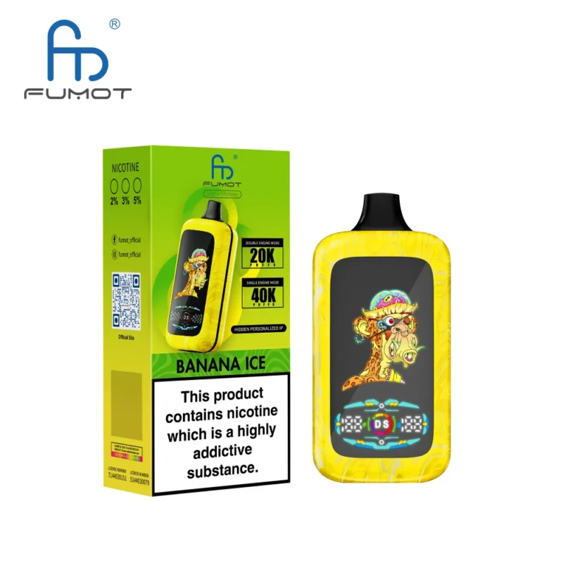 Vapemaison Fumot Digital Monkey Puffs Banana Lce
