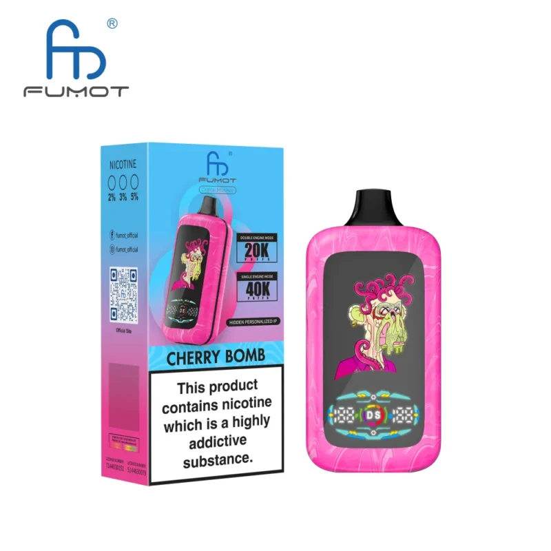 Vapemaison Fumot Digital Monkey Puffs Cherry Bomb