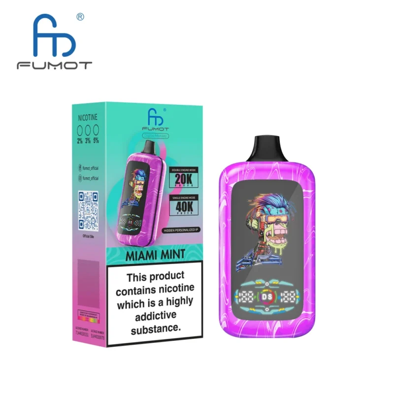 Vapemaison Fumot Digital Monkey Puffs Miami Mint