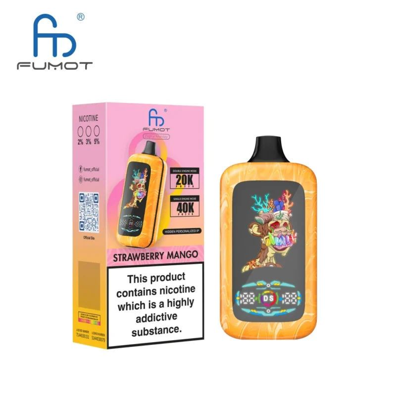 Vapemaison Fumot Digital Monkey Puffs Strawberry Mango