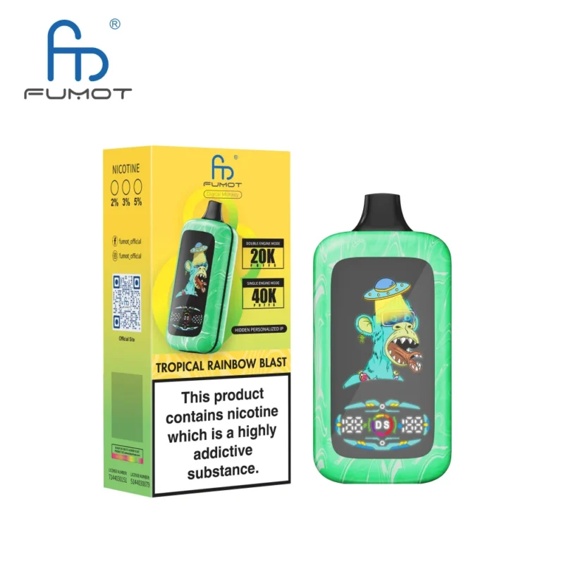 Vapemaison Fumot Digital Monkey Puffs Tropical Rainbow Blast
