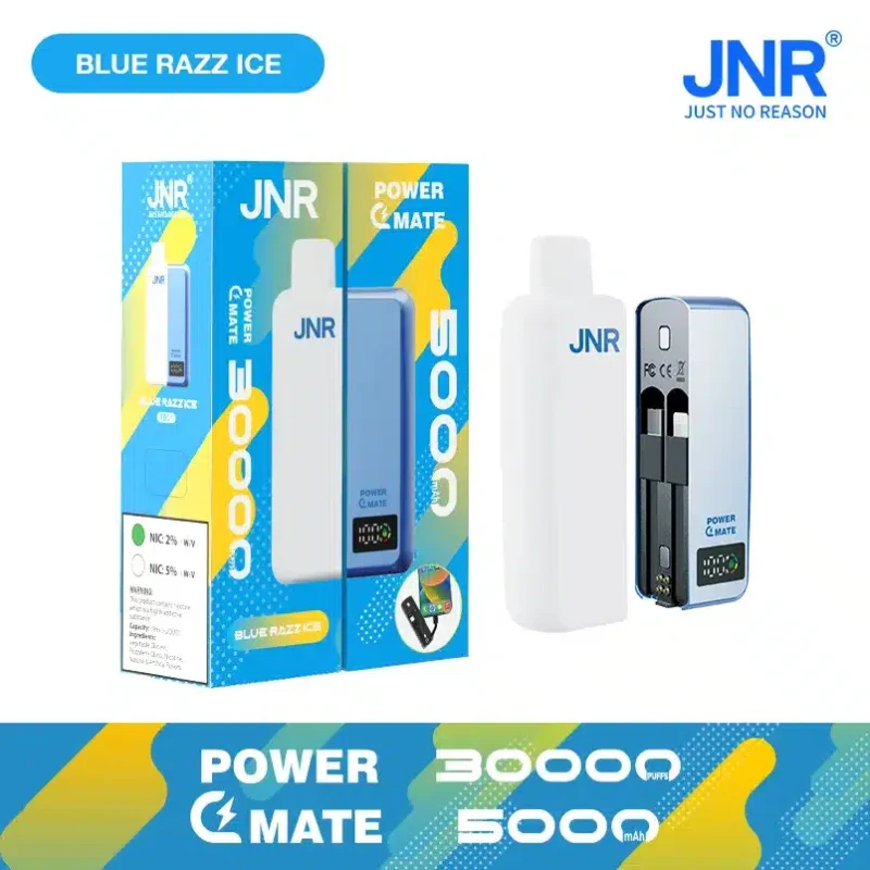 Vapemaison Jnr Power Mate 30k Puff Vape1 Blue Razz Ice