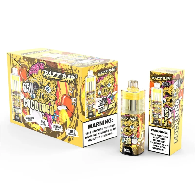 Vapemaison Razz Bar Puffs Package detail 2