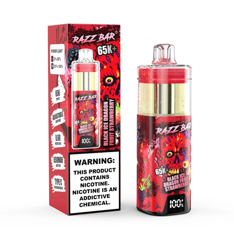 Vapemaison Razz Bar Puffs Package Product