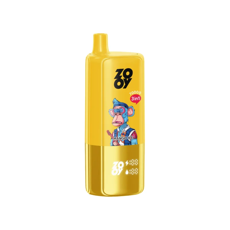 Vapemaison Zooy Triple Puffs 3 In 1 Flavors Mango Ice Aloe Grape Kiwi Passions Fruit