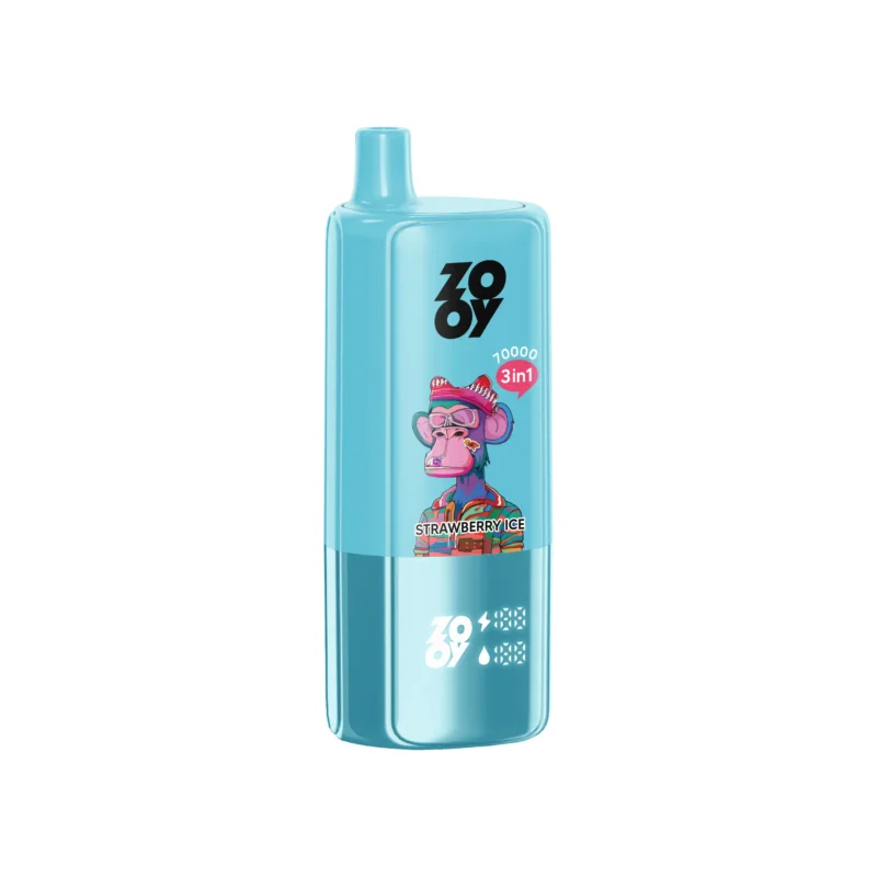 Vapemaison Zooy Triple Puffs 3 In 1 Flavors Strawberry Ice Lemon Mint Passion Fruit